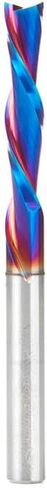Amana Tool Solid Carbide Spektra Extreme Tool Life Spiral Plunge Router Bit Down-Cut, 46420-K, 3/8 Dia x 1-1/4 CH x 3/8 Shank 3 Inch L in Saudi Arabia