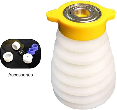 غطاء غبار للمثقاب الكهربائي من السيليكون، اداة استخراج المطرقة الكهربائية للرماد عند حفر الجدار الجانبي والسقف. مناسب لحجم المثقاب 160 ملم/6.3 انش in Kuwait