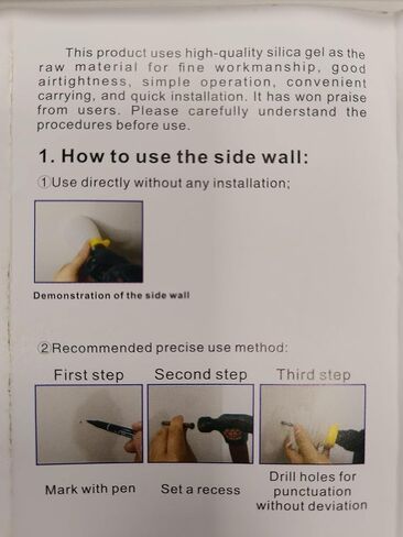 غطاء غبار للمثقاب الكهربائي من السيليكون، اداة استخراج المطرقة الكهربائية للرماد عند حفر الجدار الجانبي والسقف. مناسب لحجم المثقاب 160 ملم/6.3 انش in Kuwait