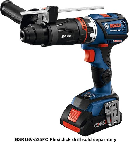 BOSCH GFA18-H SDS-plus Rotary Hammer Attachment with Side Handle,Black in Saudi Arabia