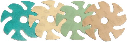 مجموعة أقراص جلخ دقيقة من JoolTool 3M مكونة من 4 قطع، ماسية، للاستخدام الرطب/الجاف، بقطر 3 بوصات in Kuwait