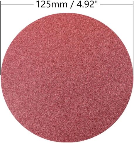 Utoolmart PSA Sanding Discs, 5-inch Self Stick Adhesive Back Sandpaper, 150 Grits No-Hole Aluminum Oxide Sanding Paper, for Random Orbital Sander, Wood, Metal Polishing, 5 Pcs in Saudi Arabia