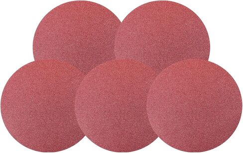 Utoolmart PSA Sanding Discs, 5-inch Self Stick Adhesive Back Sandpaper, 150 Grits No-Hole Aluminum Oxide Sanding Paper, for Random Orbital Sander, Wood, Metal Polishing, 5 Pcs in Saudi Arabia