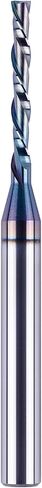 SpeTool 1/8 Inch Spiral Downcut Router Bit 1/4 Inch Shank Extra Long 3 Inch with Extra Long Life Coating CNC Carbide Router Wood Bits in Saudi Arabia