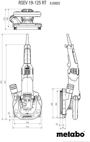 Metabo 603825750 Rsev 19-125 RT in Saudi Arabia