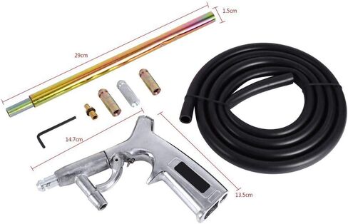 Sand Blasters,Sandblaster Gun,Sand Blaster Gun Kit,Sandblasting Gun,60-120PSI Handheld Air Sand Gun Blaster Grit Shot Sandblaster Spray Gun Cast Aluminum Blasting Machine in Saudi Arabia