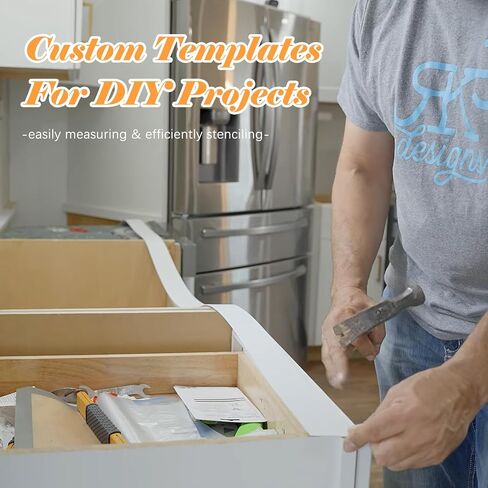 20 Pack Countertop Template Strips, Template Material Plastic Strips Create Custom Templates for Counters, Showers, Cabinets, and Tables, Great for DIY Epoxy Resin Projects in Saudi Arabia