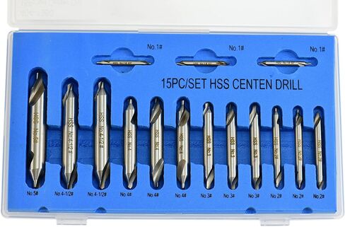 مجموعة أدوات مثقاب مركزي وريش غاطسة، 1-5، 82° HSS 404-1374 P{ in Kuwait