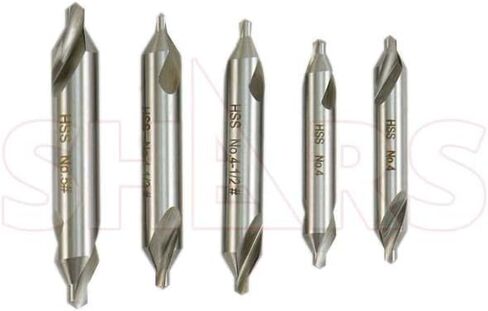 مجموعة أدوات مثقاب مركزي وريش غاطسة، 1-5، 82° HSS 404-1374 P{ in Kuwait