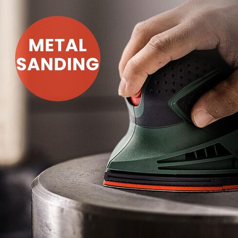 ورق صنفرة بتفاصيل الفأرة من YOUNGTEC، ورق صنفرة متنوع 40/80/120/180/240 حبيبة (50 قطعة من ورق الصنفرة للماوس) in Kuwait