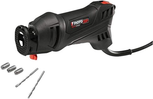 RotoZip RotoSaw 120V 5.5Amp نظام حلزوني عالي السرعة مع الملحقات (متجدد) in Kuwait