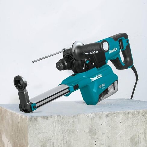 Makita HR2661 1" AVT Rotary Hammer, Accepts Sds-Plus Bits, w/Hepa Dust Extractor (D-Handle), Blue in Saudi Arabia