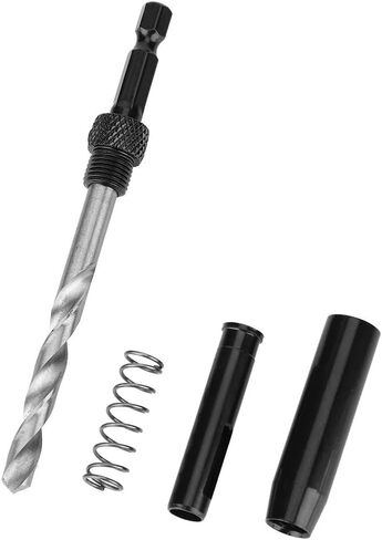 رؤوس المثقاب المفصلات، 7 قطع أسود مفصلي ثقب فتح مجموعة مثقاب مركز مثقاب مثقاب مثقاب مجموعة لنوافذ الأبواب الخشبية in Kuwait