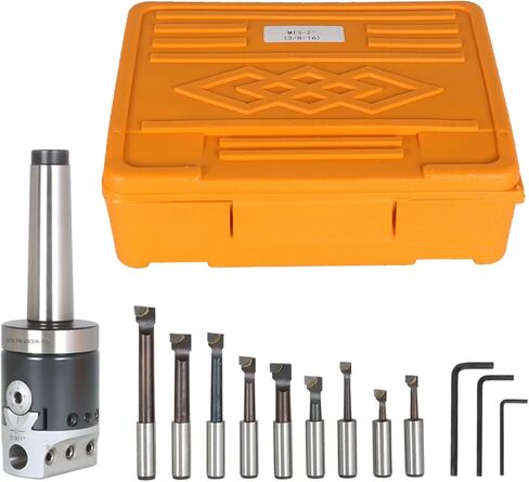 findmall 2 Inch Boring Head MT3 Carbide Boring Bar Set Milling Set Fit for Milling, Shaping and Drilling Machines in Saudi Arabia