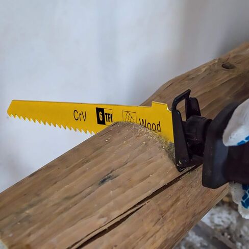 مجموعة شفرات منشار ترددية معدنية مكونة من 36 قطعة وشفرات منشار ترددية لتقليم الخشب، وشفرات منشار مع حقيبة منظمة (36) in Kuwait