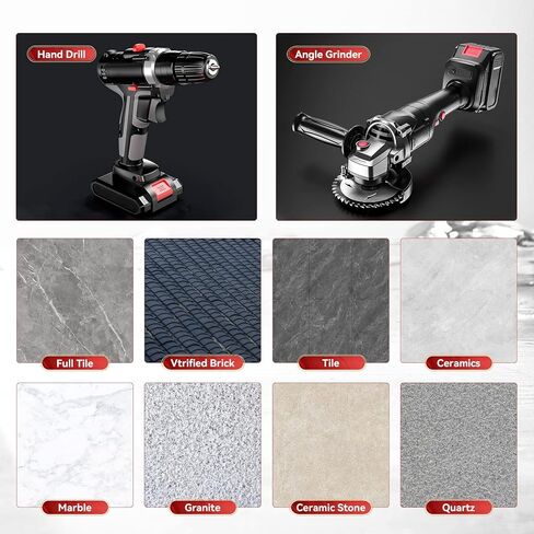 مجموعة لقم الثقب الأساسية الماسية من CENYB للجرانيت والبلاط والرخام والحجر والزجاج والبروسيلين، مجموعة مناشير ثقب سداسي الشكل بالنحاس (1/4 بوصة × 2، 5/16 بوصة × 2، 3/8 بوصة، 1/2 بوصة) in Kuwait