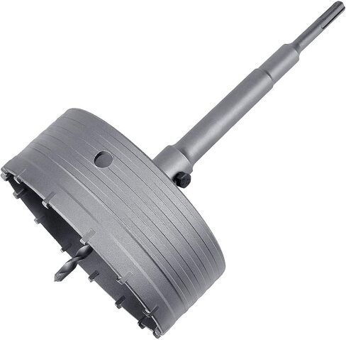 6 inch / 152mm Concrete Hole Saw with 220mm SDS Plus Shank Connecting Rod,Tungsten Carbide Teeth Cement Hole Saw for Cement Brick Concrete Stone Wall (6 inch (152mm)) in Saudi Arabia