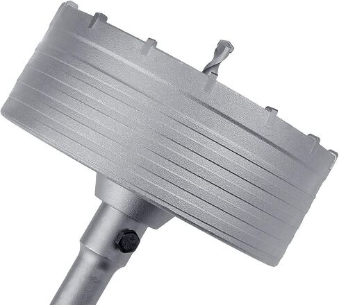 6 inch / 152mm Concrete Hole Saw with 220mm SDS Plus Shank Connecting Rod,Tungsten Carbide Teeth Cement Hole Saw for Cement Brick Concrete Stone Wall (6 inch (152mm)) in Saudi Arabia