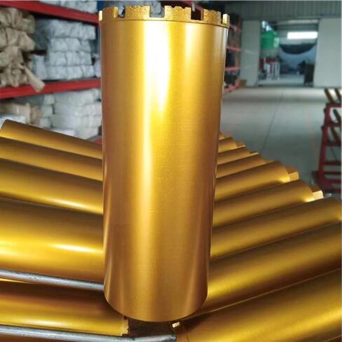 4 Inch Wet Core Drill Bits, DaduoRi 4" Core Bit for Concrete, 14" Drilling Depth, 1-1/4"-7 Thread Diamond Core Bit for Cured Concrete with Rebar, Hard Masonry, Brick Block, Stucco, Stone (102mm) in Saudi Arabia