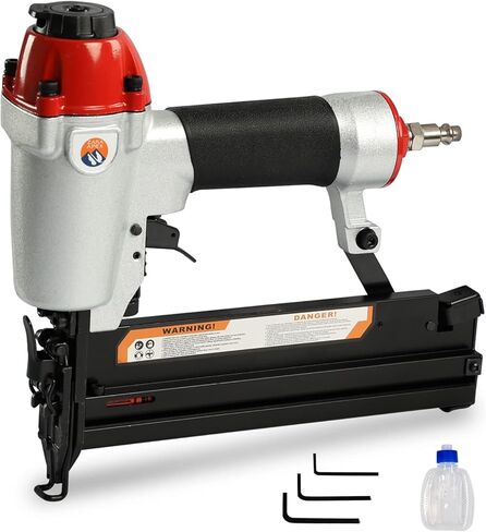 ZaraApex 2-in-1 18 Gauge 2 Inch Pneumatic Brad Nailer, Adjustable Exhaust, for Woodworking, and DIY Projects in Kuwait