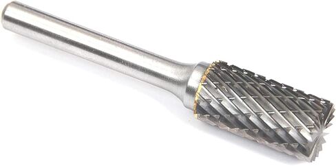 S&F STEAD & FAST لدغ الكربيد مع ¼ بوصة عرقوب ½ بوصة قطر القاطع 1 بوصة طول، مبرد تنجستن بدرجة احترافية، لقمة مطحنة القالب للمطحنة الكهربائية أو الهوائية، قطع نهاية الأسطوانة، لقمة طحن للمعادن in Kuwait