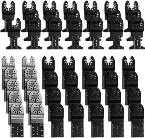 HOTBEST 50 Oscillating Tool Blades for Oscillating Tools Multimaster Porter Cable Black&Decker Craftsman Ridgid Ryobi Makita etc. in Saudi Arabia