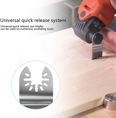 HOTBEST 50 Oscillating Tool Blades for Oscillating Tools Multimaster Porter Cable Black&Decker Craftsman Ridgid Ryobi Makita etc. in Saudi Arabia