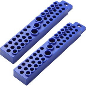 1/4" Magnetic Hex Bit Holder, 39 Hole Bit Storage with Strong Magnetic Base, Magnetic Screwdriver Bit Organizer, Hex Bit Organizer, Toolbox Organizer,Red in Kuwait