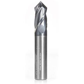 أداة Amana - 51690 مثقاب حلزوني من الكربيد الصلب CNC عالي الأداء 90 درجة 'V' مع AlT