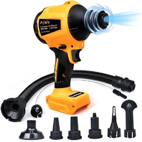 مضخة هواء لاسلكية لبطارية ديوالت 20 فولت، منفاخ هواء محمول باليد لتنظيف الكيبورد والمكتب وضاغط هواء لتنظيف الغبار والجراجات والفتات (7 فوهات، البطارية غير متضمنة) in Kuwait