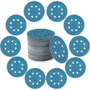 100 قطعة من أقراص الصنفرة المتنوعة على شكل ماسي مقاس 5 بوصة، خطاف ورق الصنفرة المداري ومنصات حلقة تتضمن 40 60 80 100 120 180 240 320 400 600 حبيبة in Kuwait