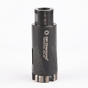 لقم مثقاب الماس من اوكدياموند للحجر الصلب والخرسانة والرخام والجرانيت والطوب الملحومة بالليزر للحفر الجاف او الرطب 1-1/2 انش in Kuwait