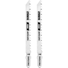 DEWALT DW3703-5 4-Inch 6 TPI Fast Clean Cut Wood Cobalt Alloy Steel U-Shank Jig Saw Blade (5-Pack) in Saudi Arabia