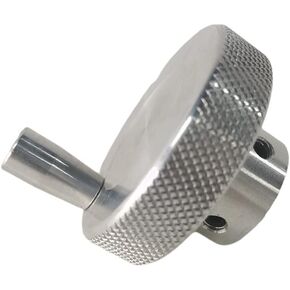 WZHLCX 1.5 بوصة عجلة عقارب معدنية صغيرة تناسب 0.196 بوصة 0.315 بوصة عمود منشار الطاولة مخرطة ضغط مخرطة تحول باستخدام الحاسب الآلي، كرنك عجلة يدوية مستديرة تأتي مع مجموعة براغي ومقبض دوار (فتحة داخلية 6 مم) in Kuwait