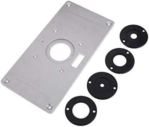 PIAOPIAONIU 1 Set Router Table Insert Plate,Aluminum DIY Router Table for Woodworking in Kuwait