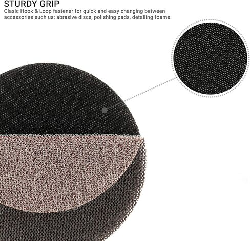 GP12613 Hook and Loop Rotary Backing Pad with 5/8''-11 Thread, Sanding, Polishing Backer/Diameter 5 inch in Saudi Arabia