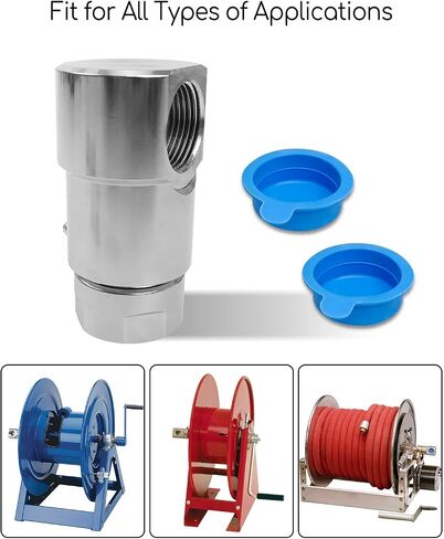 1 Inch FXF Heavy Duty Hose Reel Swivel with Grease Zerk for Home and Industrial Steel Hose Reel Replace 9SS16FP100XFP100-Ni-AL in Saudi Arabia