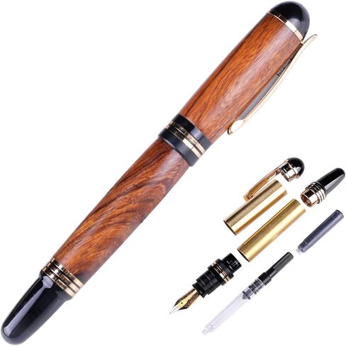 Churchill Fountain Pen Kit Chrome Plated Diy Accessories for Wood Turning Pen Kits for Woodworking (5) in Kuwait