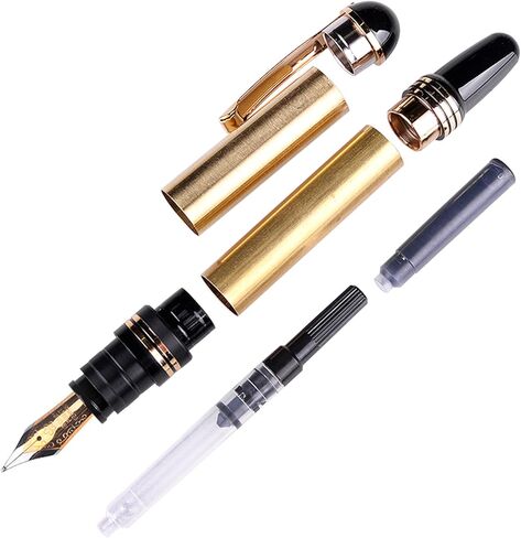 Churchill Fountain Pen Kit Chrome Plated Diy Accessories for Wood Turning Pen Kits for Woodworking (5) in Kuwait