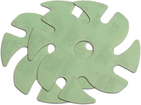 قرص بي اس ايه للتشطيب الدقيق 3M D-3074-2 من جول تول، دعم ورقي، تثبيت لاصق، ماس، للاستخدام الرطب/الجاف، قطر 3 انش، 74 ميكرون/حبيبة 120 (عبوة من قطعتين) in Kuwait