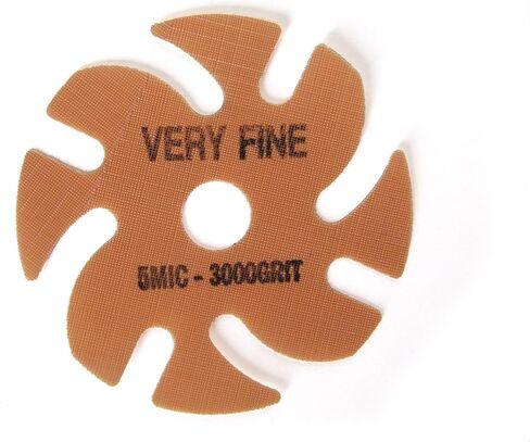 قرص JoolTool 3M برتقالي PSA، غلاف ورقي، تثبيت لاصق، Trizact، قطر 3 بوصات، 5 ميكرون/حبيبة 3000 (عبوة من 6 قطع) in Kuwait