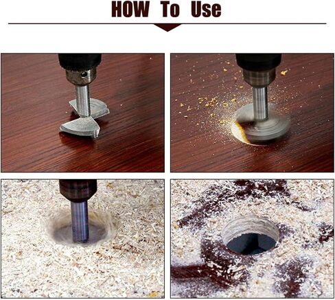 uxcell Forstner Wood Boring Drill Bits Set 16mm Dia. & 17mm Dia. Hole Saw Carbide Tip Cutting for Hinge Plywood MDF CNC Tool in Saudi Arabia