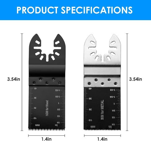 58 قطعة من شفرات المنشار المتأرجحة، مجموعة شفرات احترافية متعددة الأدوات، شفرات متعددة الأدوات من الخشب والبلاستيك سريعة الفك، شفرات أدوات متأرجحة تناسب ديوالت، ماكيتا، ريوبي، روكويل، بوش in Kuwait