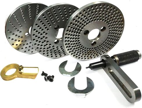 Steel Dividing Plates Set for HV4 /HV6 Rotary Table with Working Manual-Milling Indexing Kit in Saudi Arabia