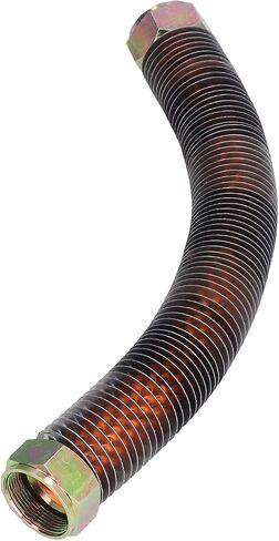 أنبوب عادم ضاغط الهواء، أنبوب تفريغ ضاغط الهواء النحاسي M27 × 1.5 مم خط تفريغ ملولب مع زعانف مبدد حراري - الطول (30 سم) in Saudi Arabia