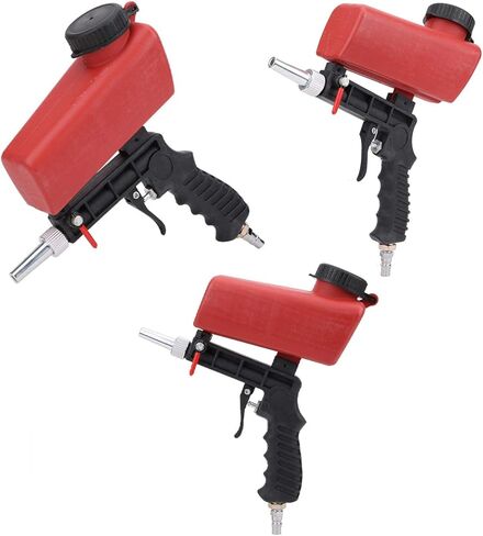 1 قطعة مسدس السفع الرملي الهوائي 1 قطعة تغذية 2 قطعة فوهة مسدس السفع الرملي الهوائي لتحسين المنزل in Kuwait