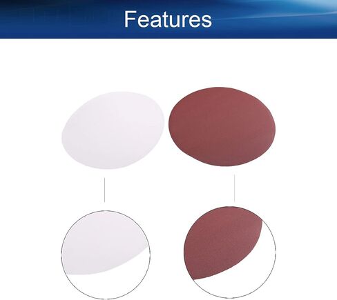 Auniwaig 12-Inch PSA Sanding Disc 120 Grit Aluminum Oxide Self Stick Adhesive Round Shape Sanding Paper NO-Hole for Self Stick Aluminum Oxide Round Sandpaper with Sticky Back 5PCS in Saudi Arabia