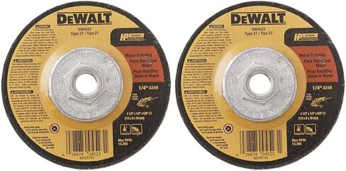 عجلة جلخ ديوالت، للأغراض العامة للمعادن، 4-1/2 بوصة × 1/4 بوصة × 5/8 بوصة (DW4523) in Kuwait