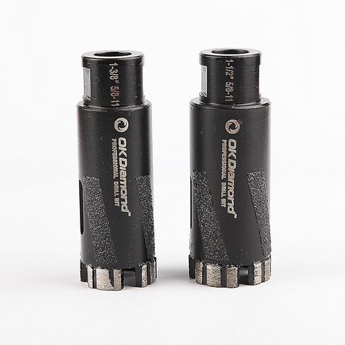 لقم مثقاب الماس من اوكدياموند للحجر الصلب والخرسانة والرخام والجرانيت والطوب الملحومة بالليزر للحفر الجاف او الرطب 1-1/2 انش in Kuwait