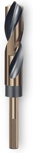 15mm Reduced Shank Twist Drill Bit with 10mm Shank for Stainless Steel Aluminum Alloy Metal Copper Plastic Wood, Made of High Speed Steel 4341, Ideal for Drilling Steel Plate in Saudi Arabia